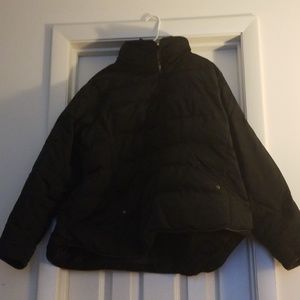 Women's 26/28 Plus Size Black Winter Puffer Jacket